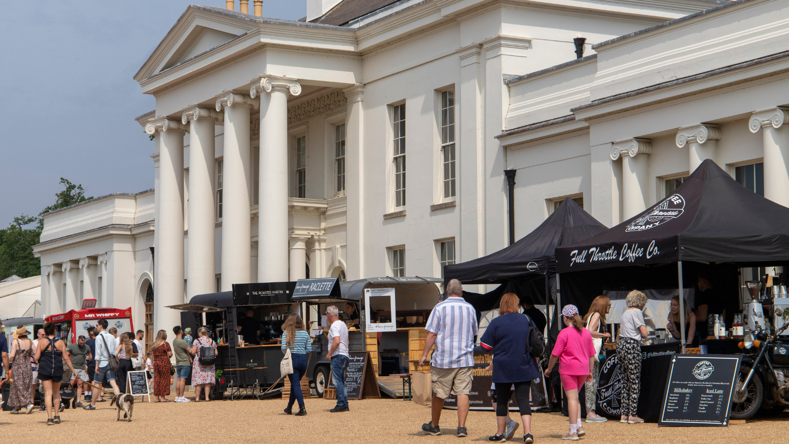 Food Stalls Outside Hylands House