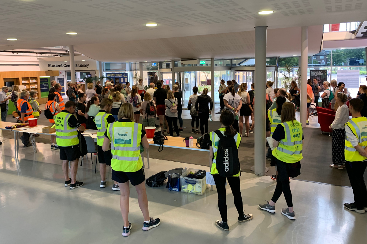 Summer Solstice Stride 2023 Pre Walk Briefing At ARU
