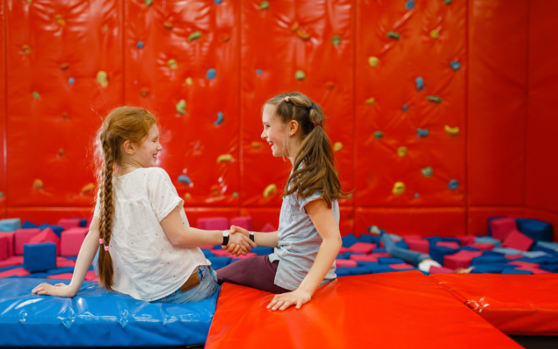 Kids At A Soft Play Area