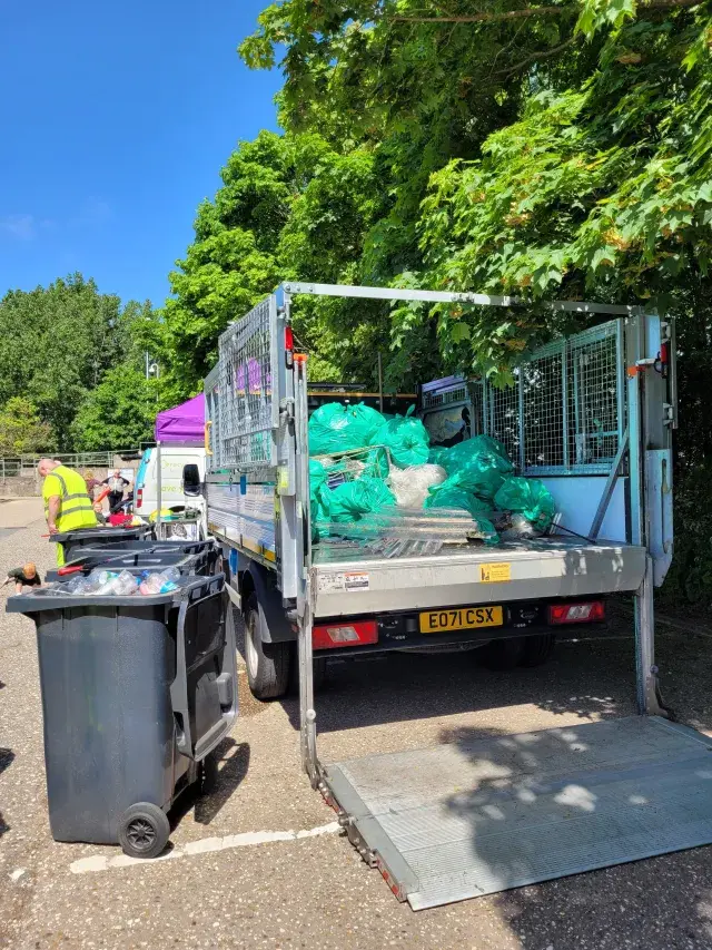 Rubbish Collected At Litter Pick
