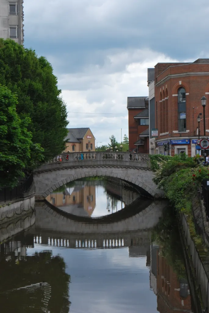 The River Flows Through Chelmsford City Centre