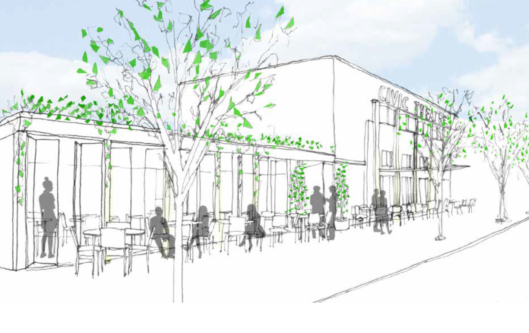 Artist’S Impression Of Theatre Cafe (Credit Emily Turnbull)
